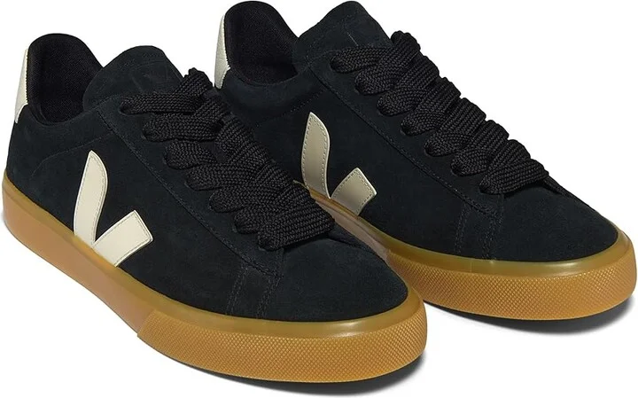 VEJA Campo Bold Men's Lace-up Boots Black/Pierre : EU 42.5 (US Men's 9.5) M, Leather/Rubber/Suede