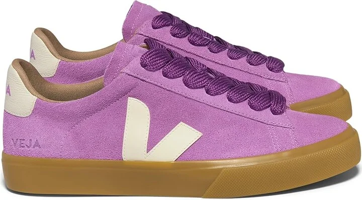 VEJA Campo Bold Women's Shoes Mulberry/Pierre : EU 36 (US Women's 5) M, Suede - Image 3