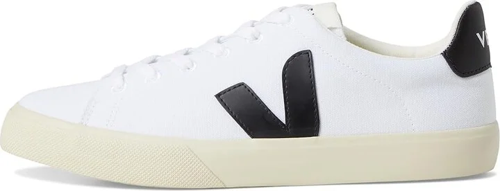 VEJA Campo CA Men's Shoes White Black : EU 45 (US Men's 11.5) M, Textile - Image 6