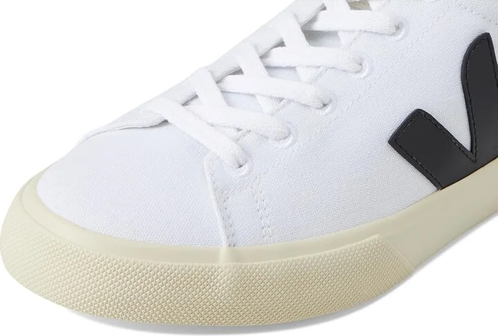 VEJA Campo CA Men's Shoes White Black : EU 45 (US Men's 11.5) M, Textile - Image 7