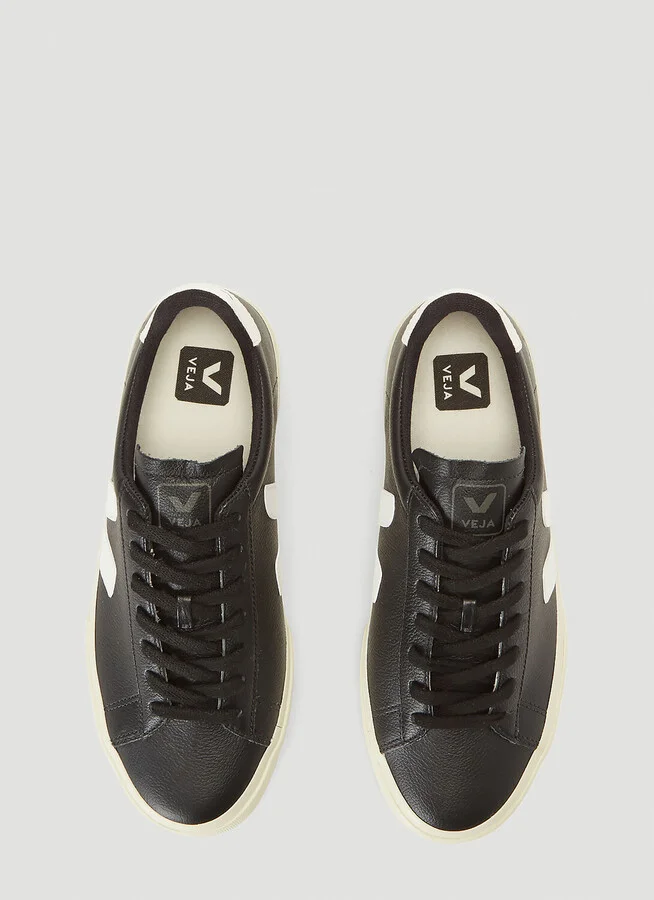 Veja Campo Chromefree Leather Sneakers - Sneakers Black Eu - 39 - Image 2