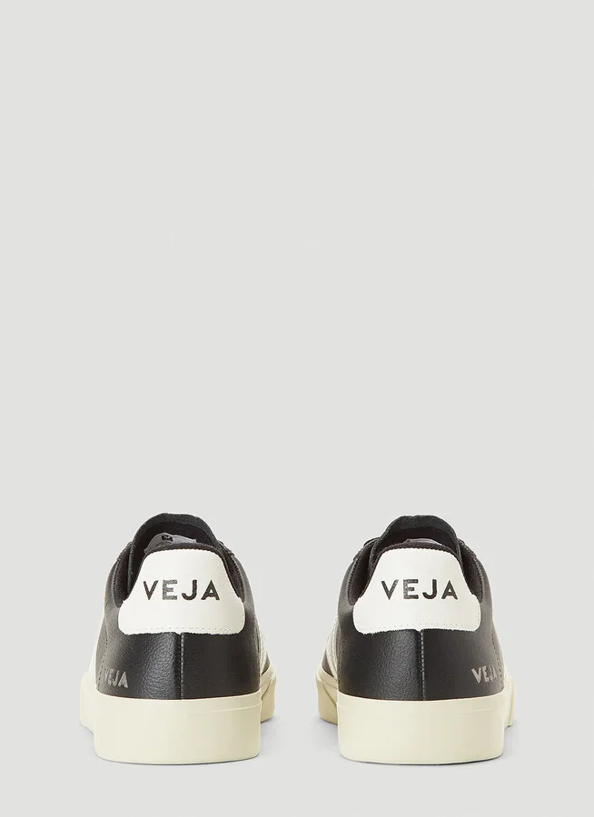 Veja Campo Chromefree Leather Sneakers - Sneakers Black Eu - 39 - Image 4