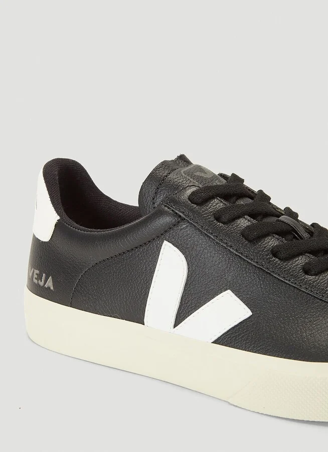 Veja Campo Chromefree Leather Sneakers - Sneakers Black Eu - 39 - Image 5
