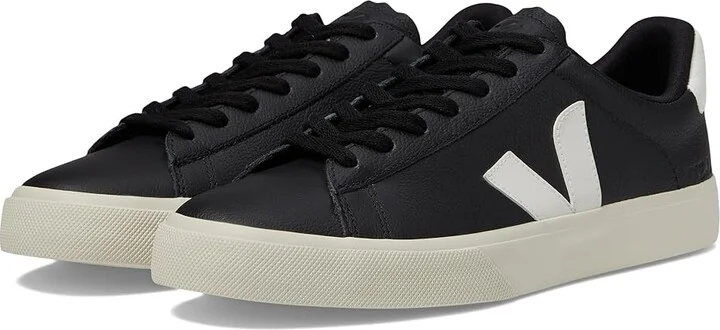 VEJA Campo Men's Shoes Chrome Free/Black/White : EU 42.5 (US Men's 9.5) M, Leather
