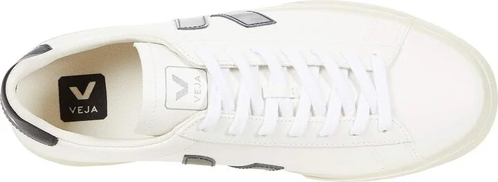 VEJA Campo Men's Shoes Chrome Free/Extra White/Black : EU 43.5 (US Men's 10.5) M, Leather - Image 2