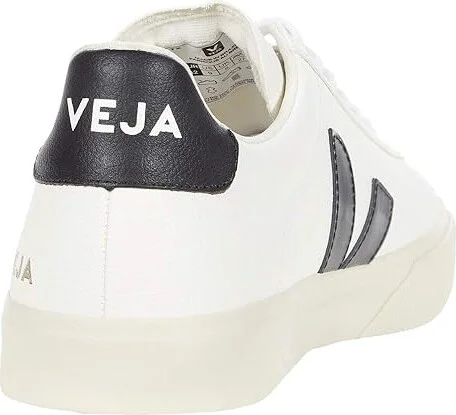 VEJA Campo Men's Shoes Chrome Free/Extra White/Black : EU 43.5 (US Men's 10.5) M, Leather - Image 4