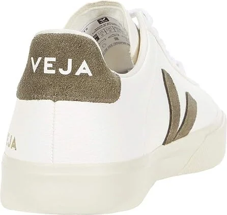 VEJA Campo Men's Shoes Chrome Free/Extra White/Khaki : EU 39 (US Men's 6) M, Leather - Image 4