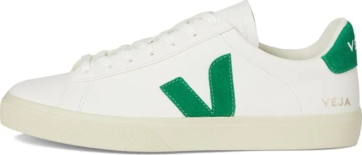 VEJA Campo Men's Shoes Extra White/Emeraude : EU 43.5 (US Men's 10.5) M, Leather - Image 6
