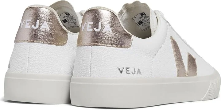 VEJA Campo Men's Shoes Extra White/Platine : EU 43 (US Men's 10) M, Leather - Image 2