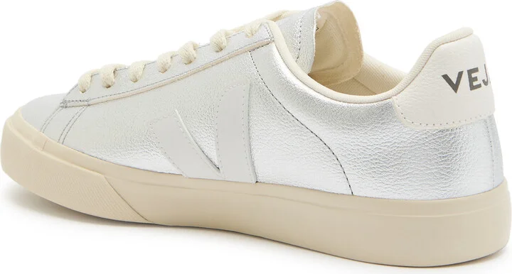 Veja Campo Metallic Leather Sneakers - Image 2