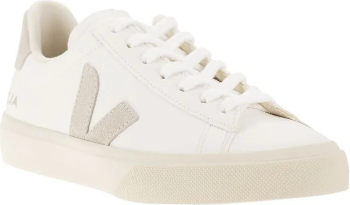 Veja 'Campo' White Leather Sneakers - Image 2