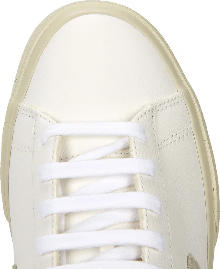 Veja Campo White Leather Sneakers - Image 4