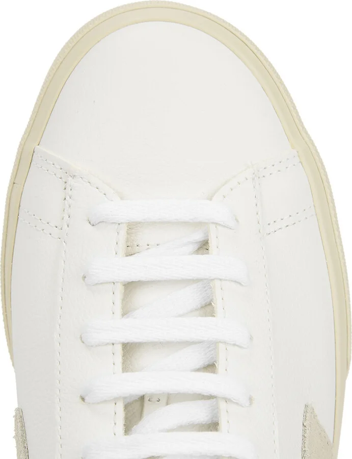 Veja Campo White Leather Sneakers - Image 4
