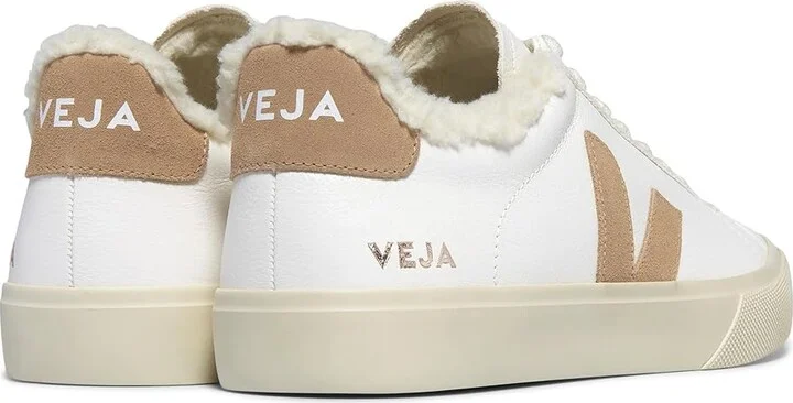 VEJA Campo Winter Women's Shoes Extra White/Desert : EU 42 (US Women's 11) M, Leather - Image 2