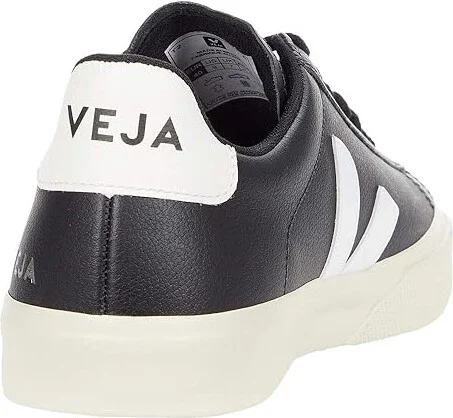 VEJA Campo Women's Shoes Chrome Free/Black/White : EU 37.5 (US Women's 6.5) M, Leather - Image 4