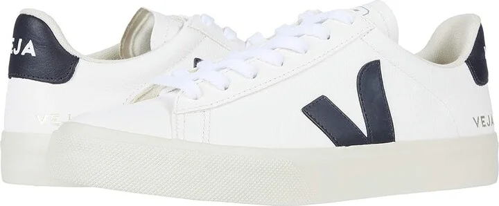 VEJA Campo Women's Shoes Chrome Free/Extra White/Black : EU 42.5 (US Women's 11.5) M, Leather