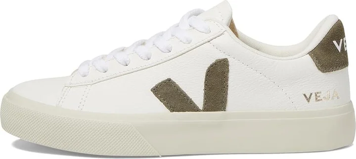 VEJA Campo Women's Shoes Chrome Free/Extra White/Khaki : EU 42 (US Women's 11) M, Leather - Image 6