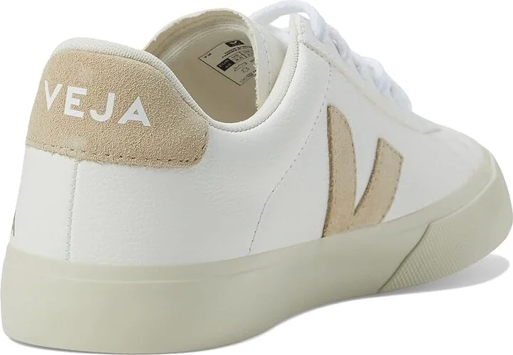 VEJA Campo Women's Shoes Extra White/Almond : EU 36 (US Women's 5) M, Leather/Canvas - Image 4