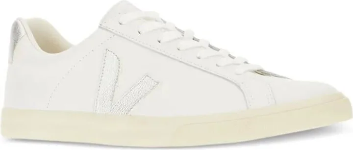 Veja Espar Logo Leather Extra Sneakers Shoes - Image 3