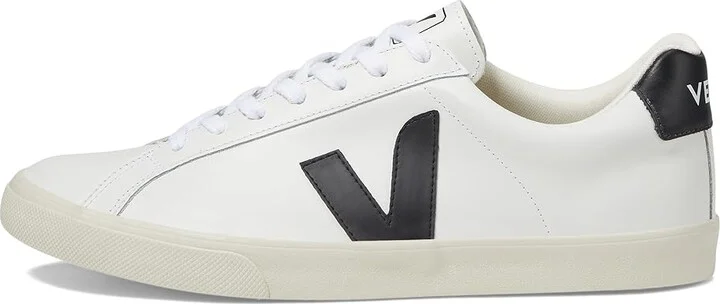 VEJA Esplar Logo Men's Shoes Extra White/Black : 7 M, Leather - Image 6