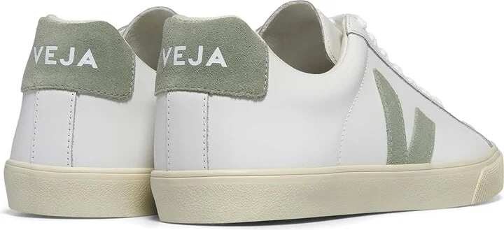 VEJA Esplar Logo Men's Shoes Extra White/Clay : EU 47 (US Men's 12.5) M, Leather - Image 2