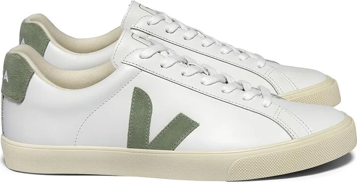 VEJA Esplar Logo Men's Shoes Extra White/Clay : EU 47 (US Men's 12.5) M, Leather - Image 3