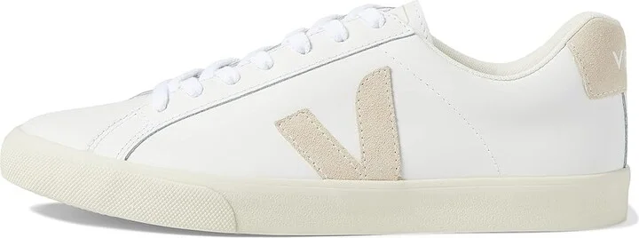 VEJA Esplar Logo Men's Shoes Extra White/Sable : 7 M, Leather - Image 6