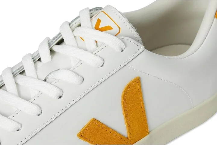 VEJA Esplar Logo Men's Shoes Extra White Safran : EU 45 (US Men's 11.5) M, Leather - Image 7