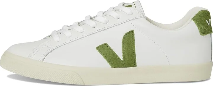 VEJA Esplar Logo Women's Shoes Extra White Kiwi : EU 35 (US Women's 4) M, Leather - Image 6