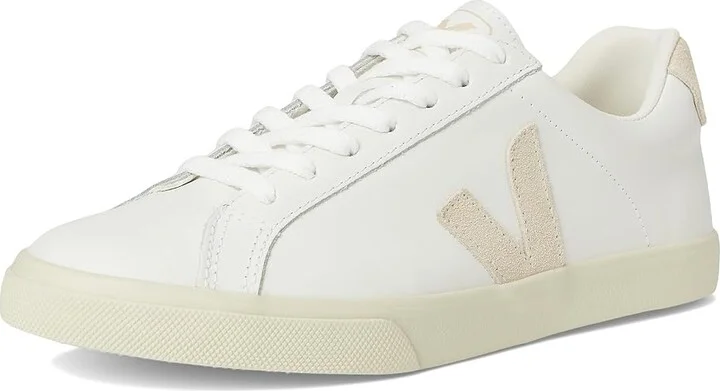 VEJA Esplar Logo Women's Shoes Extra White/Sable : EU 36 (US Women's 5) M, Leather - Image 5