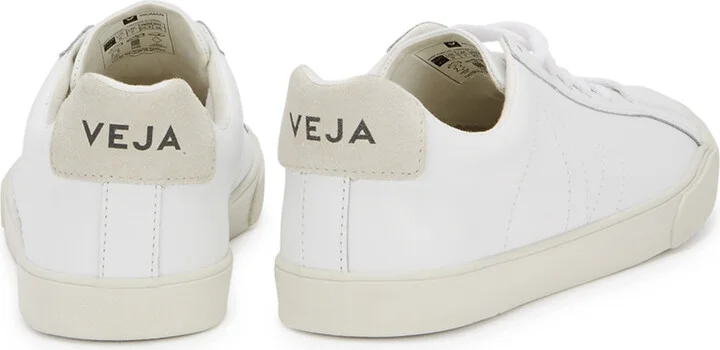 Veja Esplar White Leather Sneakers - Image 3