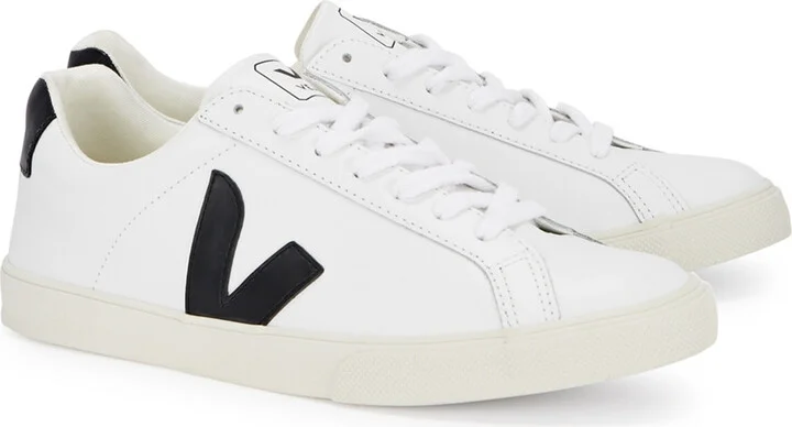 Veja Esplar White Leather Sneakers - Image 2