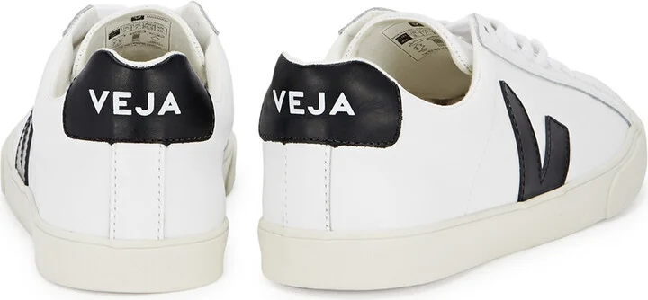 Veja Esplar White Leather Sneakers - Image 3