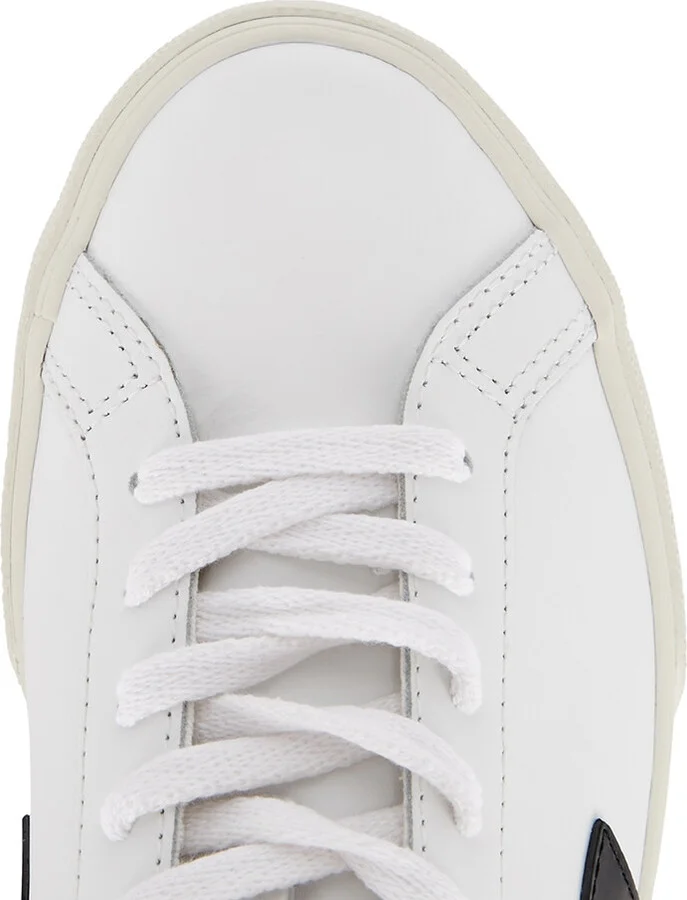 Veja Esplar White Leather Sneakers - Image 4