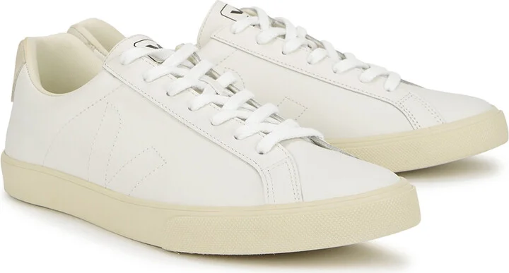 Veja Esplar White Leather Sneakers - Image 2