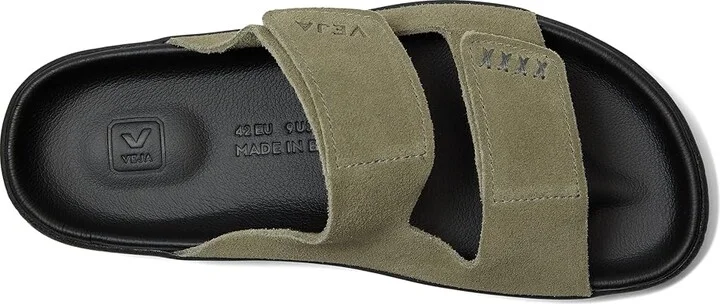 VEJA Etna Men's Slippers Kaki Kaki Black : EU 41 (US Men's 8) M, Suede - Image 2