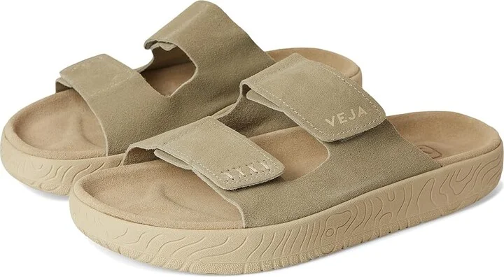 VEJA Etna Men's Slippers Taupe Almond Almond : EU 45 (US Men's 11.5) M, Suede