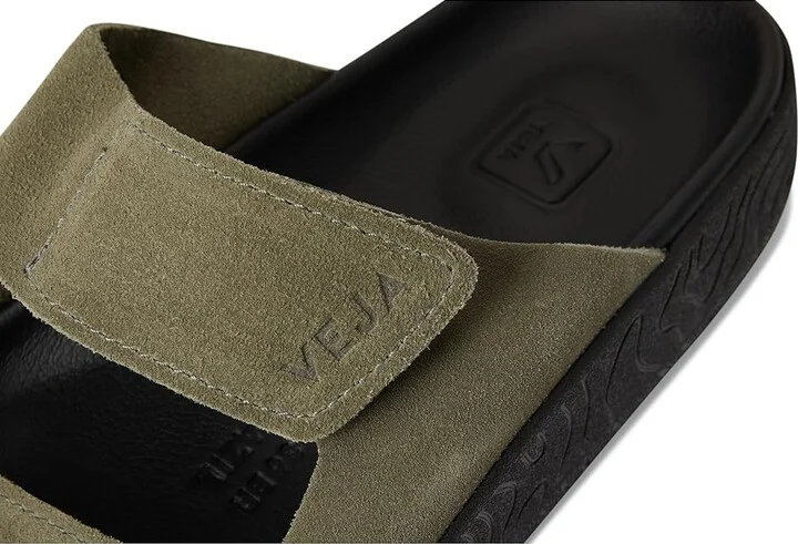 VEJA Etna Women's Sandals Kaki Kaki Black : EU 41 (US Women's 10) M, Suede - Image 7