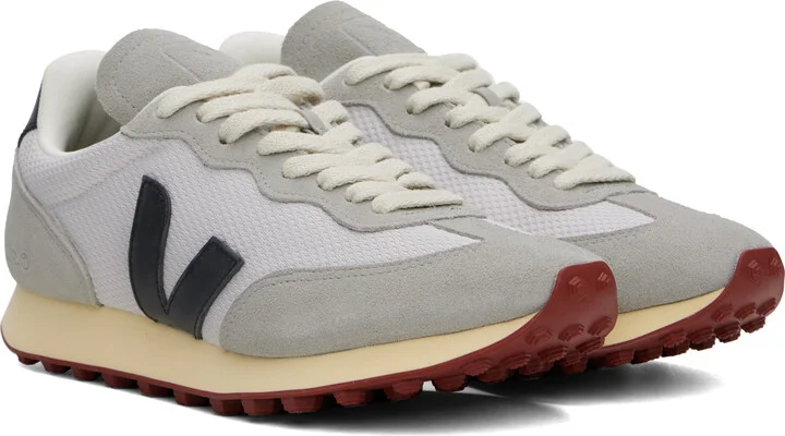 VEJA Gray & Black Rio Branco Alveomesh Sneakers - Image 4