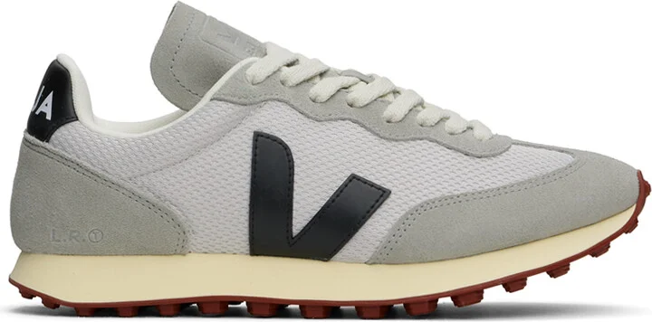 VEJA Gray & Black Rio Branco Alveomesh Sneakers