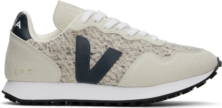 VEJA Gray & Navy SDU Alveomesh Flannel Sneakers