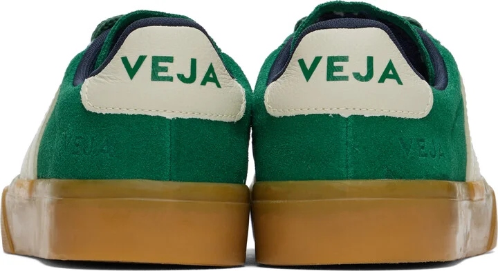 VEJA Green Campo Bold Suede Sneakers - Image 2