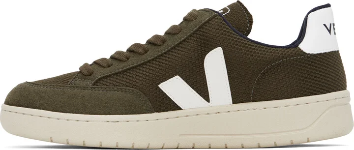 VEJA Green V-12 B-Mesh Sneakers - Image 3