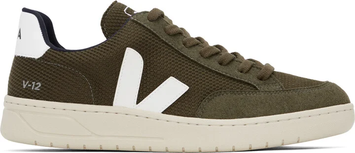 VEJA Green V-12 B-Mesh Sneakers
