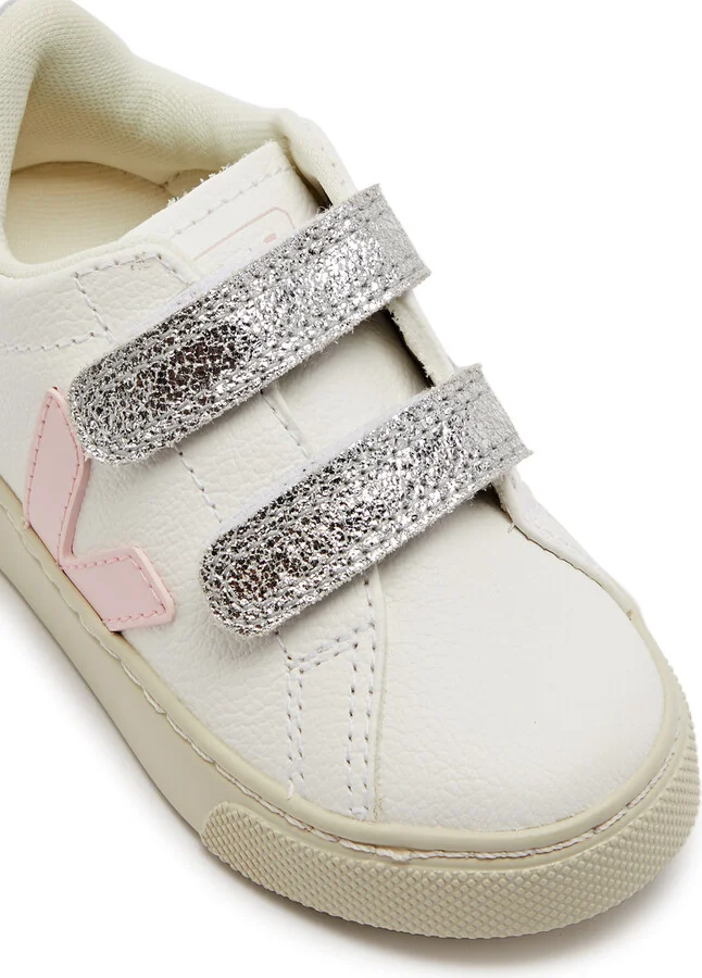 Veja Kids Esplar Leather Sneakers (IT22-IT27) - Image 4