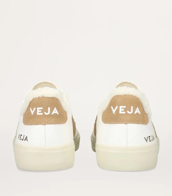 Veja Leather Campo Winter Low-Top Sneakers - Image 2