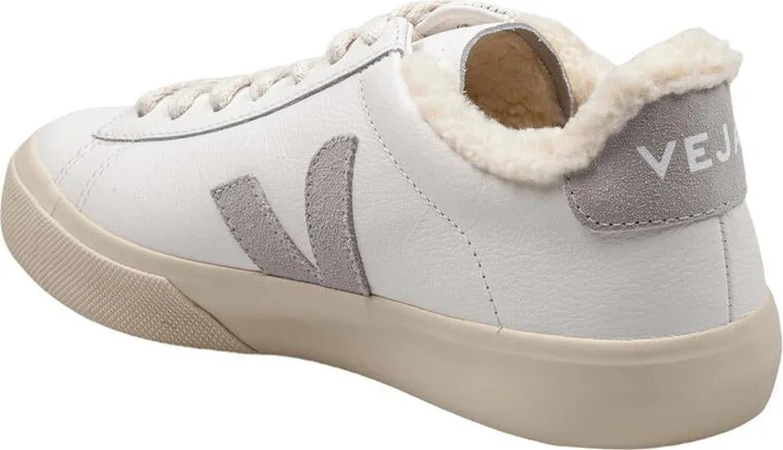 Veja Leather Sneakers With Fur - Image 3