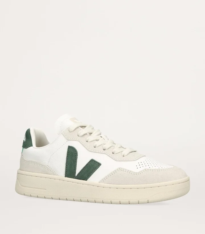 Veja Leather-Suede V-90 Sneakers - Image 3