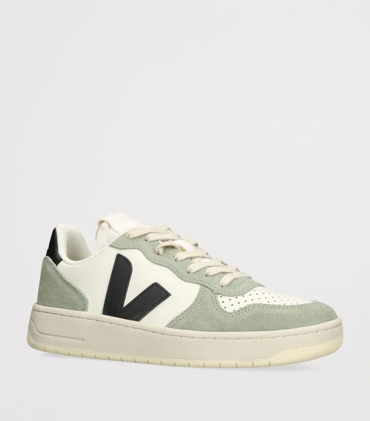 Veja Leather V-10 Sneakers - Image 3