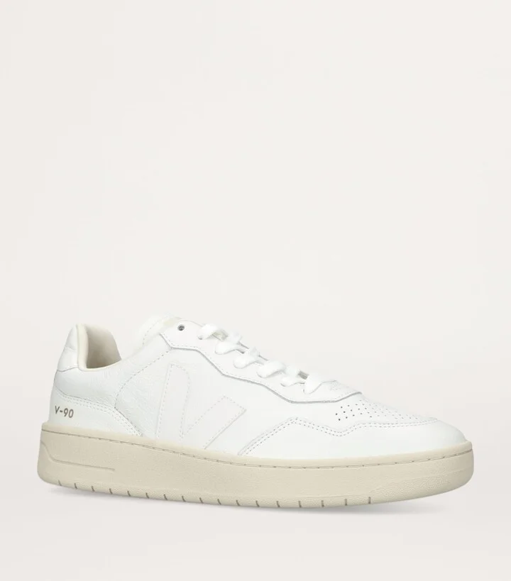 Veja Leather V-90 Sneakers - Image 3
